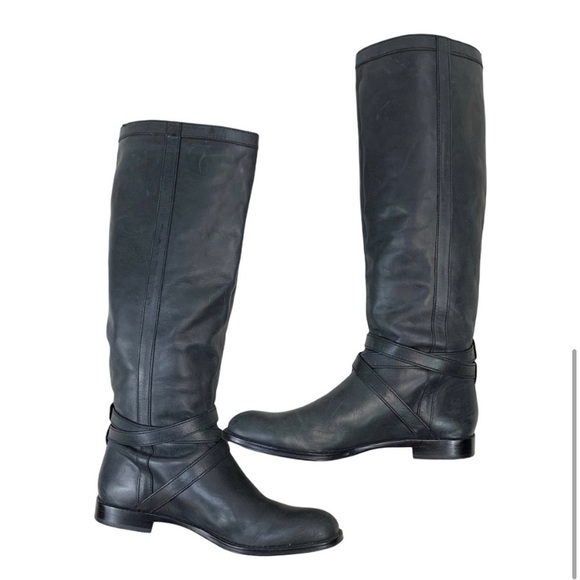 Coach Tall Marlena Leather Knee High Riding Boots 9.5 - Picture 5 of 11